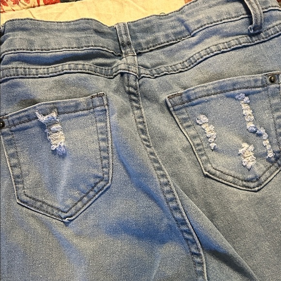 Denim - Distressed Blue Women's Jeans